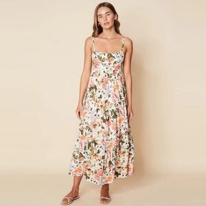 FAITHFULL THE BRAND | NWT! Corvina Midi Dress in Teatro Floral Print